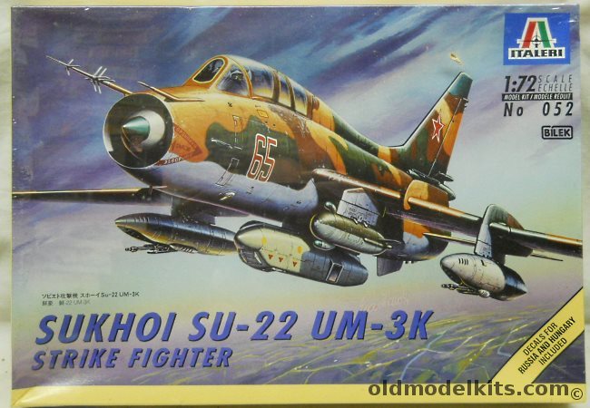 Italeri 1/72 Sukhoi Su-22 UM-3K - Russian or Hungarian, 052 plastic model kit